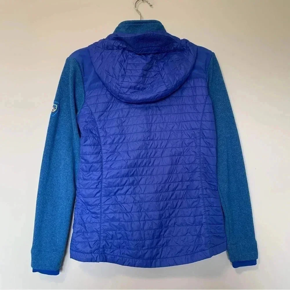 Kuhl blue full zip jacket with hood - Picture 6 of 7